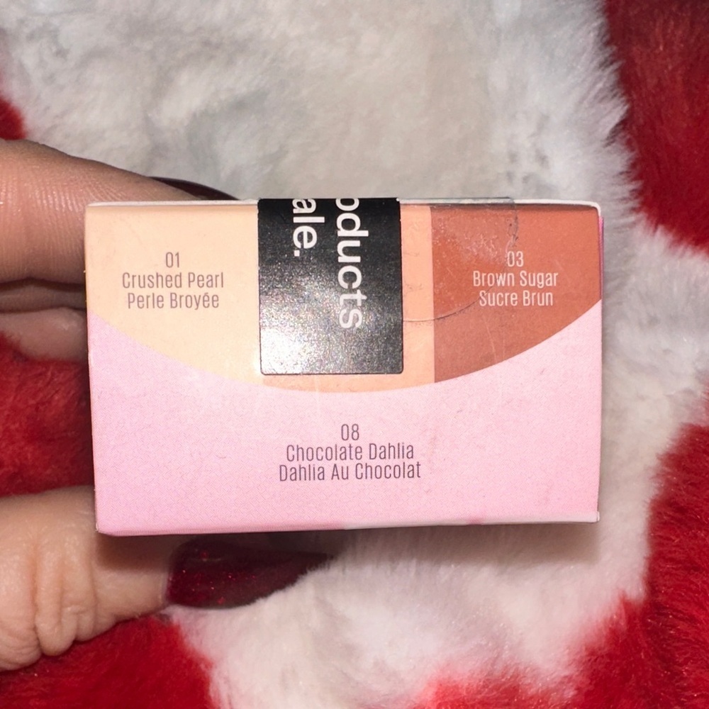 Kaja Beauty Bento Bouncy Matte & Shimmer Eyeshadow Trio - Chocolate Dahlia NIB - Picture 2 of 2